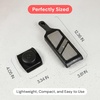 image:imageFullstar 2in1 Handheld Mandoline Slicer for Kitchen  4 Thickness Settings Vegetable Food Onion Slicer Sharp Julienne Blade Stainless Steel Guard Easy to Use Veggie Slicer amp Fruit Cutter BlackSS Black