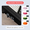 image:imageFullstar 2in1 Handheld Mandoline Slicer for Kitchen  4 Thickness Settings Vegetable Food Onion Slicer Sharp Julienne Blade Stainless Steel Guard Easy to Use Veggie Slicer amp Fruit Cutter BlackSS Black