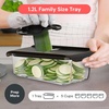 image:imageFullstar Mandoline Slicer for Kitchen Fruit Cutter Cheese Grater Cucumber Slicer Julienne Peeler Food Cutter amp Kitchen Gadgets amp Gifts with Safety Glove 9 in 1 WhiteBlack