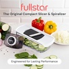 image:imageFullstar Mandoline Slicer for Kitchen Fruit Cutter Cheese Grater Cucumber Slicer Julienne Peeler Food Cutter amp Kitchen Gadgets amp Gifts with Safety Glove 9 in 1 WhiteWhite