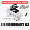 image:imageFullstar Mandoline Slicer for Kitchen Fruit Cutter Cheese Grater Cucumber Slicer Julienne Peeler Food Cutter amp Kitchen Gadgets amp Gifts with Safety Glove 9 in 1 WhiteWhite