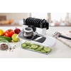 image:imageFullstar Mandoline Slicer for Kitchen Fruit Cutter Cheese Grater Cucumber Slicer Julienne Peeler Food Cutter amp Kitchen Gadgets amp Gifts with Safety Glove 9 in 1 WhiteWhiteBlack