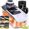 image:imageFullstar Mandoline Slicer for Kitchen Fruit Cutter Cheese Grater Cucumber Slicer Julienne Peeler Food Cutter amp Kitchen Gadgets amp Gifts with Safety Glove 9 in 1 WhiteWhite