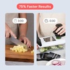image:imageFullstar Core Vegetable Chopper  Chop and Slice Lid  Food Chopper with Container Veggie Chopper Fruit Slicer Onion Dicer  Meal Prep Essential  Kitchen Gadgets and Gifts 9in1 WhiteBlackWhiteBlack
