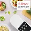 image:imageFullstar Core Vegetable Chopper  Chop and Slice Lid  Food Chopper with Container Veggie Chopper Fruit Slicer Onion Dicer  Meal Prep Essential  Kitchen Gadgets and Gifts 9in1 WhiteBlackFull White