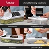 image:imageFullstar Core Vegetable Chopper  Chop and Slice Lid  Food Chopper with Container Veggie Chopper Fruit Slicer Onion Dicer  Meal Prep Essential  Kitchen Gadgets and Gifts 9in1 WhiteBlackWhiteBlack