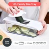 image:imageFullstar Core Vegetable Chopper  Chop and Slice Lid  Food Chopper with Container Veggie Chopper Fruit Slicer Onion Dicer  Meal Prep Essential  Kitchen Gadgets and Gifts 9in1 WhiteBlackWhite