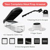 image:imageFullstar Core Vegetable Chopper  Chop and Slice Lid  Food Chopper with Container Veggie Chopper Fruit Slicer Onion Dicer  Meal Prep Essential  Kitchen Gadgets and Gifts 9in1 WhiteBlackWhiteBlack