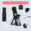 image:imageFullstar Safer Mandoline Slicer for Kitchen Adjustable Veggie amp Food SlicerBlack