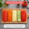 image:imageFullstar Safer Mandoline Slicer for Kitchen Adjustable Veggie amp Food SlicerBlue