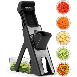 image:imageFullstar Safer Mandoline Slicer for Kitchen Adjustable Veggie amp Food SlicerBlack